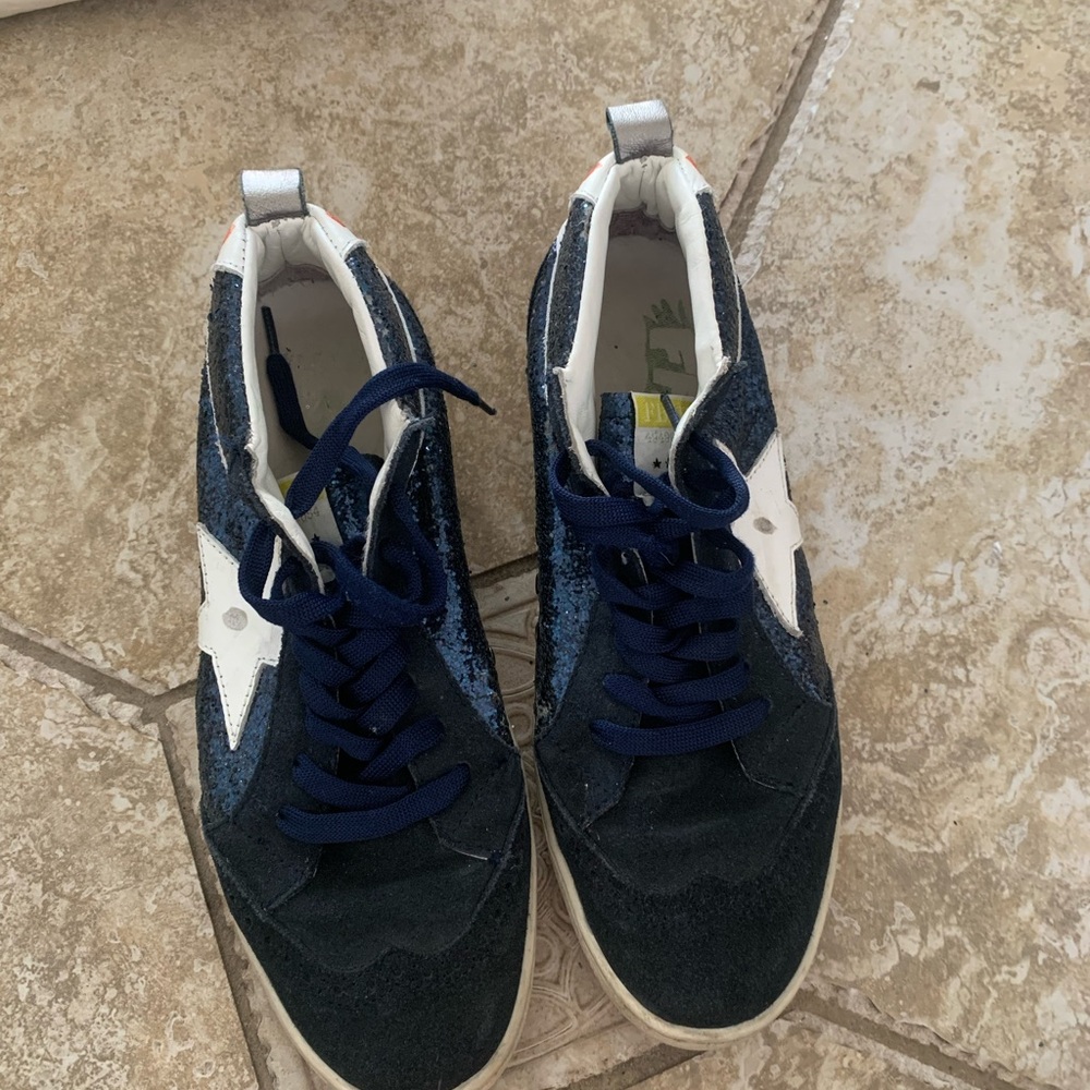 Freebird by Steven Blue and White Sneakers Casual Lace-Up